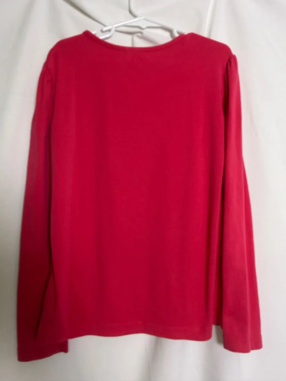 Gymboree Long Sleeve Vibrant Pink Shirt w/Orange Flower Girls 10